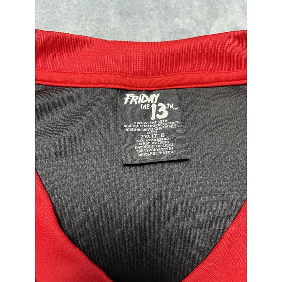 Friday the 13th Jason Jersey Shirt Men's 2XL Long Sleeve Pullover Horror Graphic - Picture 2 of 7